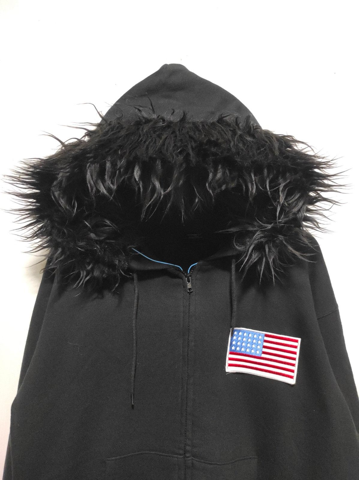 Japanese Brand Cross Stitch zipper fur hoodie LGB style Size US L / EU 52-54 / 3 - 4 Thumbnail