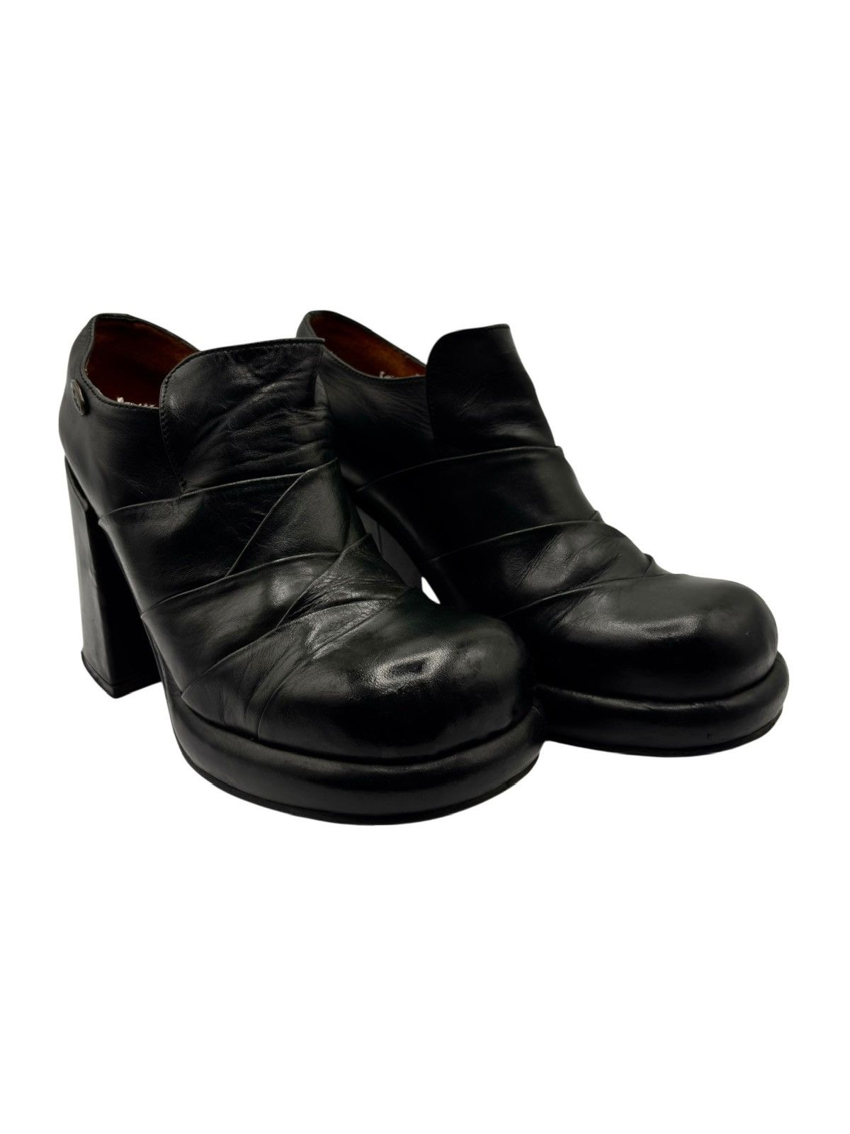 Cowboy Equipment Vintage El Dantes block platform leather heels Size 41 Size US 11 / IT 41 - 1 Thumbnail