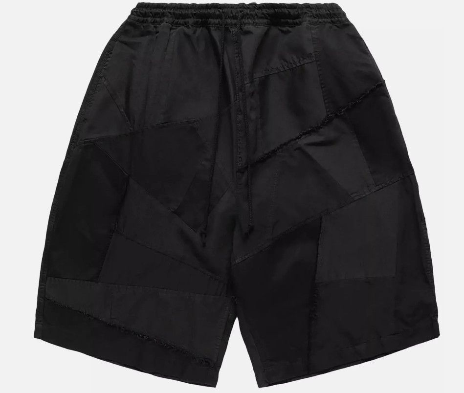 Comme des Garcons Homme Plus Dyed Patchwork Shorts 'Black' Size L Size US 34 / EU 50 - 1 Thumbnail