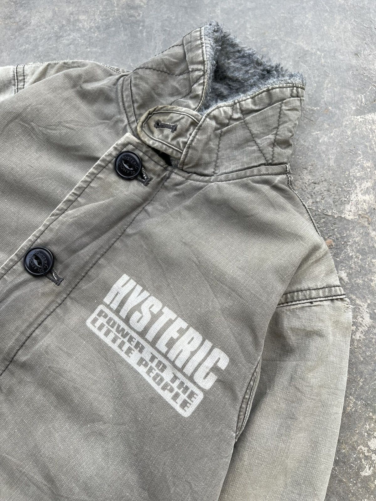 Hysteric Glamour 🔥Vintage Hysteric Glamour Faded Jacket For Kids Size US XXS / EU 40 - 5 Thumbnail
