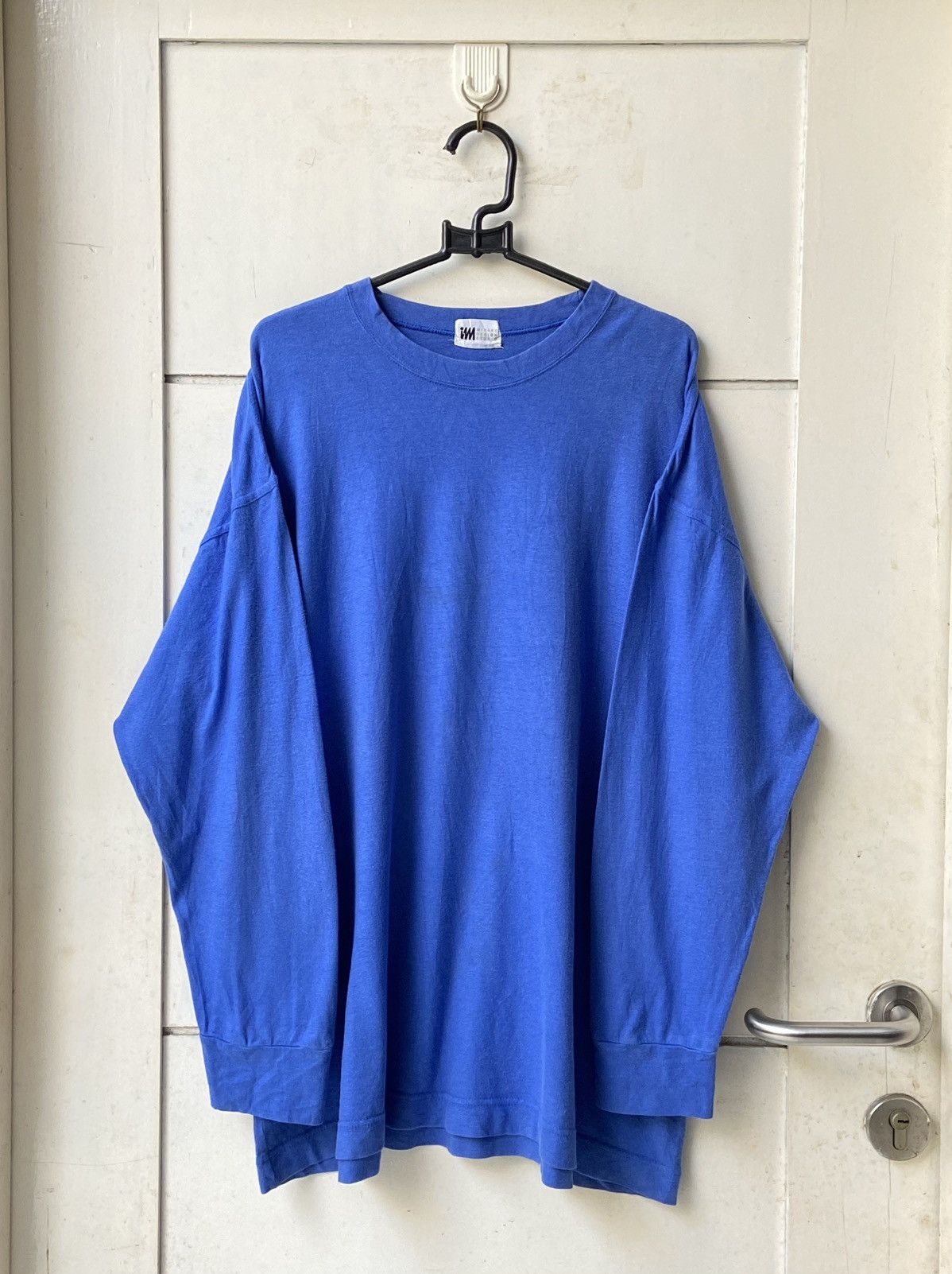 Issey Miyake IM MIYAKE DESIGN STUDIO Blue Long Sleeve T-shirt Size US L / EU 52-54 / 3 - 1 Thumbnail