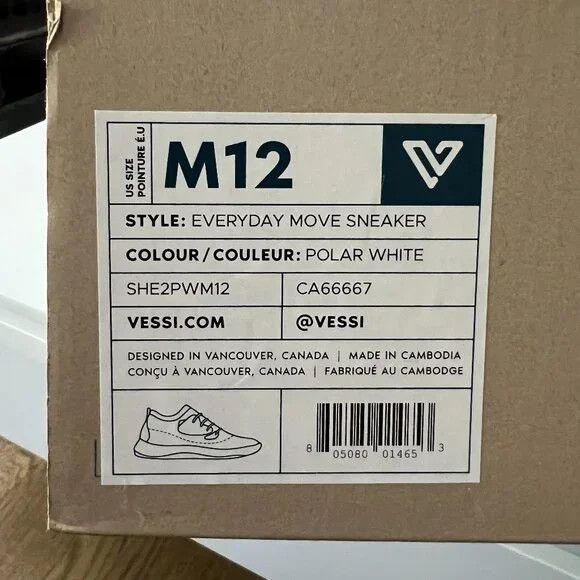 Vessi Vessi Everyday Move Sneaker | Waterproof, Lightweight, BNIB Size US 12 / EU 45 - 3 Thumbnail