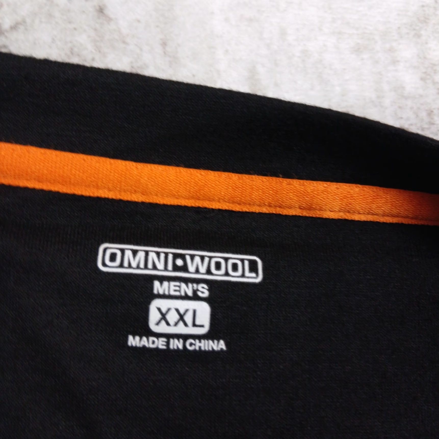 Vintage Omni-Wool Shirt Men’s 2XL XXL Black Wool Blend Base Layer Crew Neck Long Sleeve Size US XXL / EU 58 / 5 - 4 Thumbnail