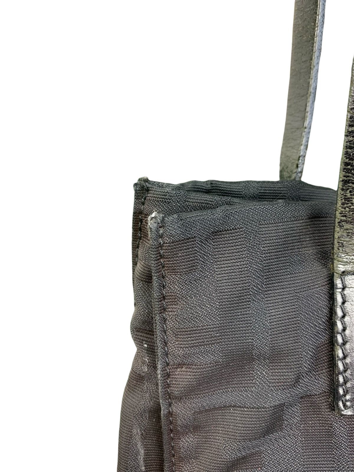 Fendi Authentic vintage Fendi zucca tote bag black nylon. Size ONE SIZE - 11 Thumbnail