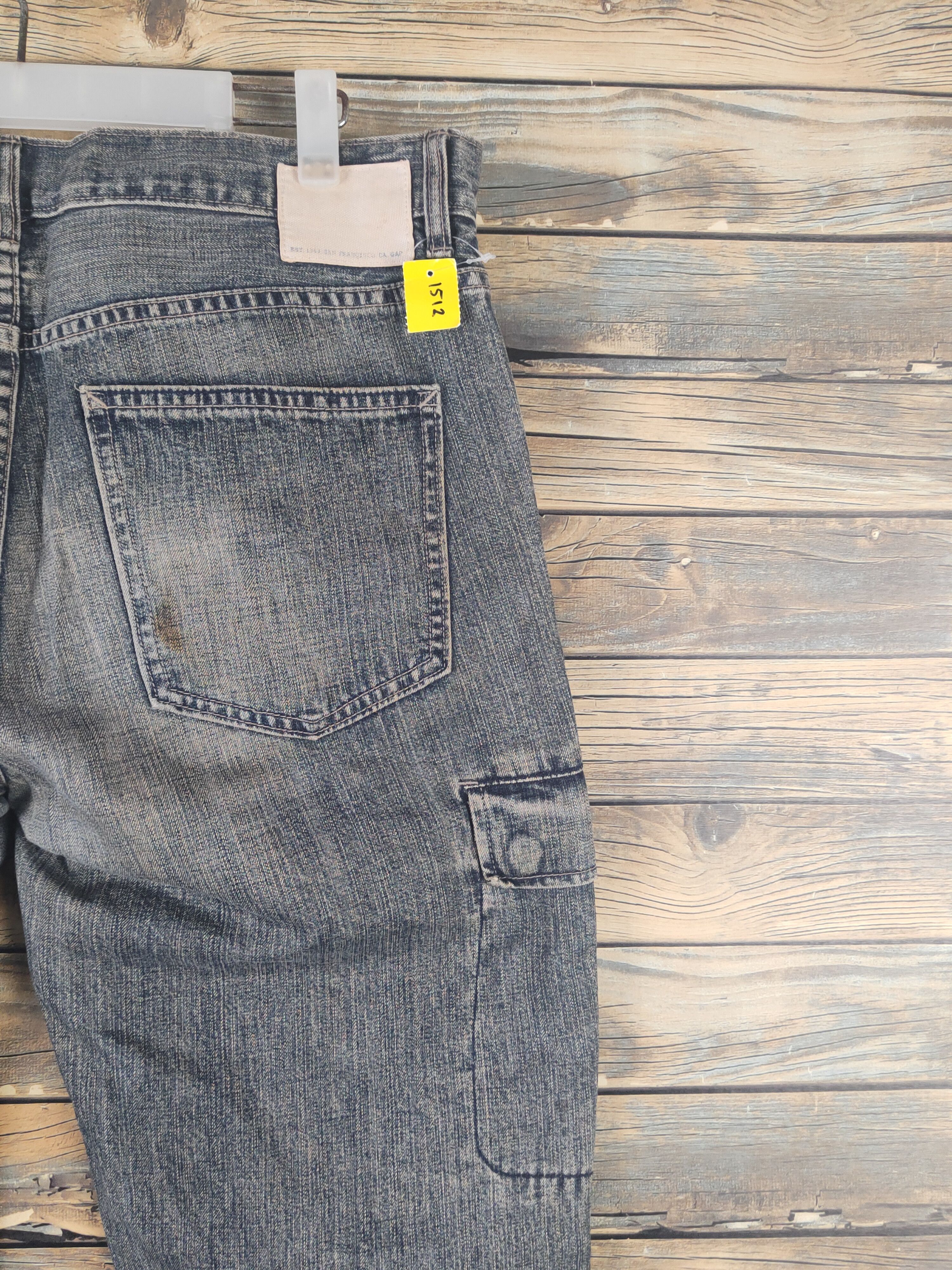 Gap DL Gap Dark Blue Distressed Ripped Jeans #1512 Size US 34 / EU 50 - 10 Thumbnail