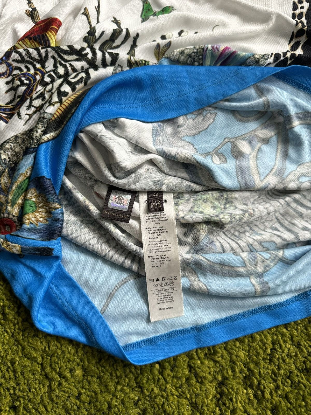 Designer × Just Cavalli × Roberto Cavalli Roberto Cavalli 2000s vintage graphic archive dress Size M / US 6-8 / IT 42-44 - 6 Thumbnail