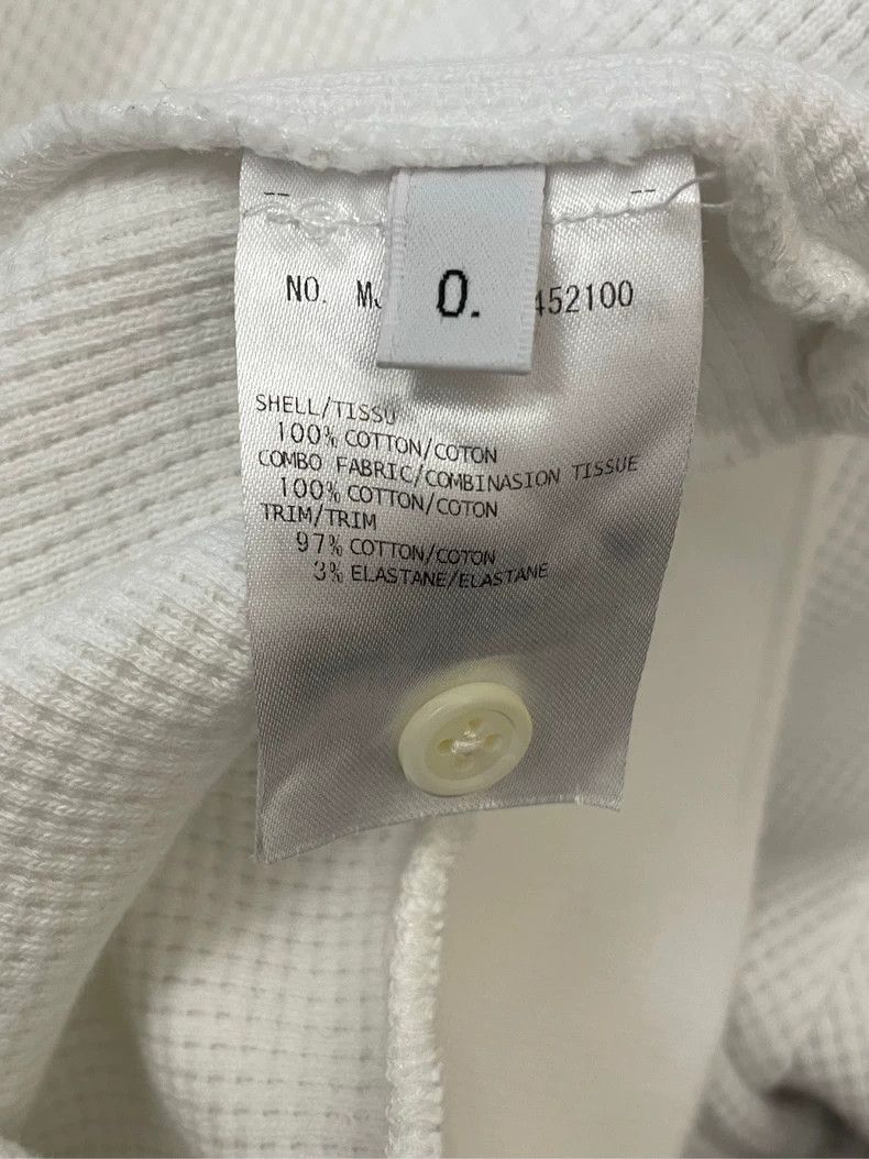Thom Browne Thom browne White four-striped waffle zipper jacket 2504-N Size US XS / EU 42 / 0 - 7 Thumbnail
