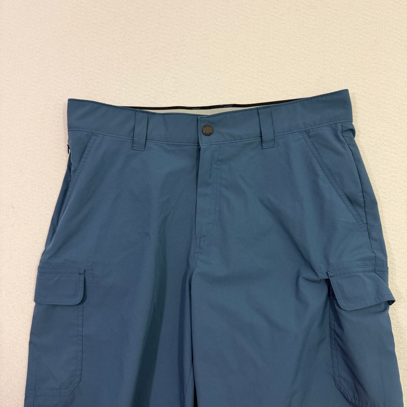 Orvis Orvis Tech Cargo Shorts Men's 34 Blue 9" Inseam Flat Front Size US 34 / EU 50 - 2 Thumbnail
