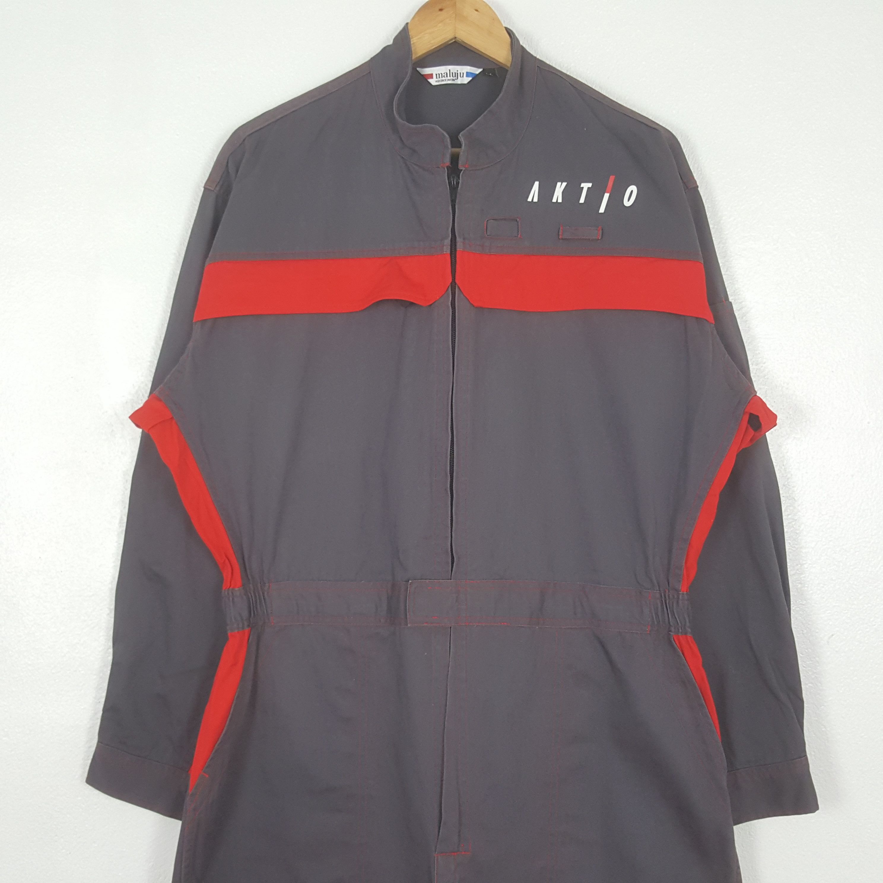 Japanese Brand Vintage Aktlo Japanese Coverall Jacket C310N7 Size US L / EU 52-54 / 3 - 5 Thumbnail