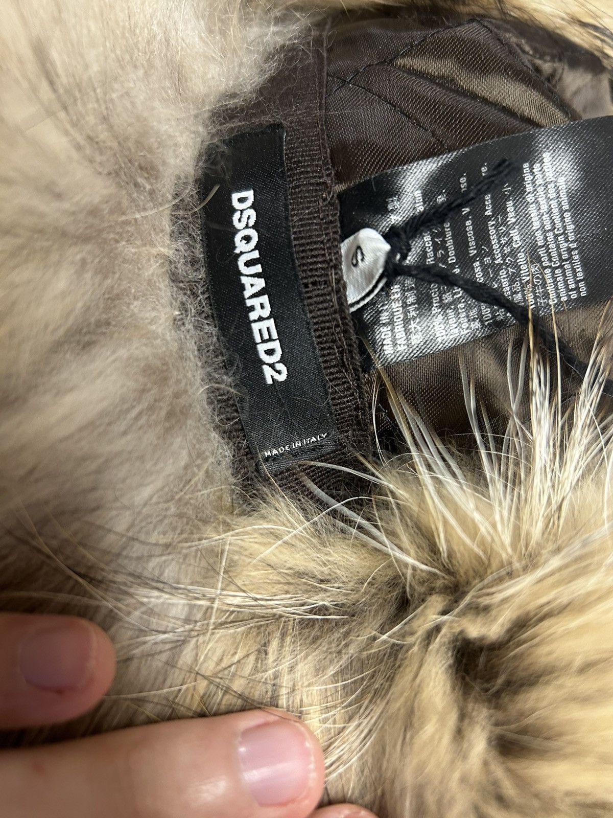 Dsquared2 Dsquared2 Oversized Fur Trapper Hat Size ONE SIZE - 10 Thumbnail
