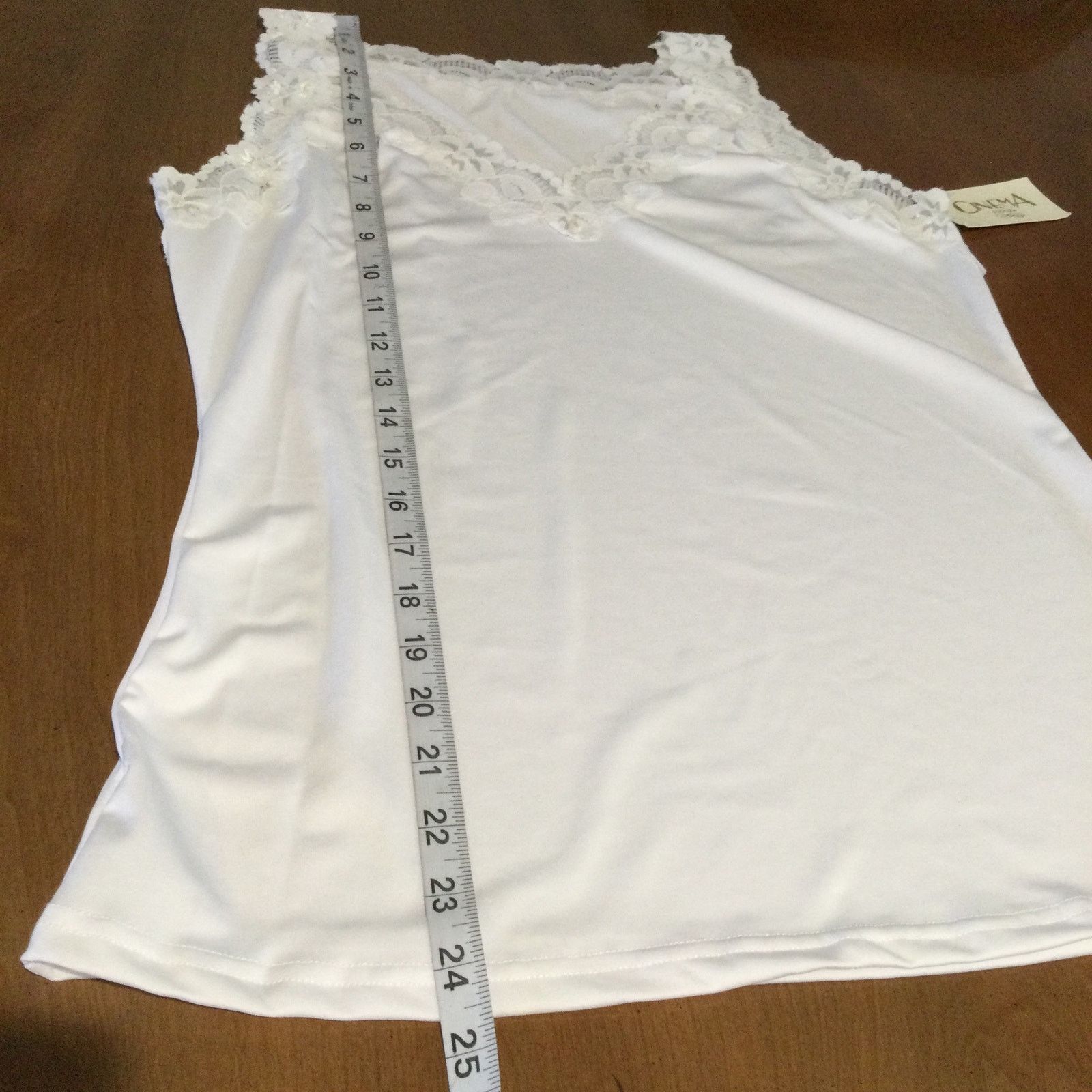 Other Cinema Etoile Lace Trimmed Sleeveless V-Neck Tank Size M NWT Size M / US 6-8 / IT 42-44 - 14 Thumbnail