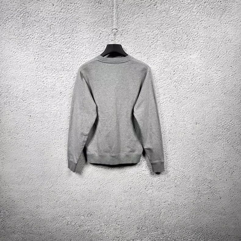 Loewe LOEWE Grey terry inverted chest embroidered Logo pullover Size S / US 4 / IT 40 - 2 Thumbnail