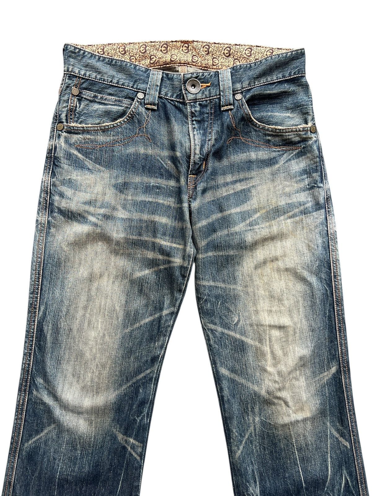 Edwin Vintage Edwin Function Distressed Mudwash Denim Jeans 33x32 Size US 33 - 4 Thumbnail