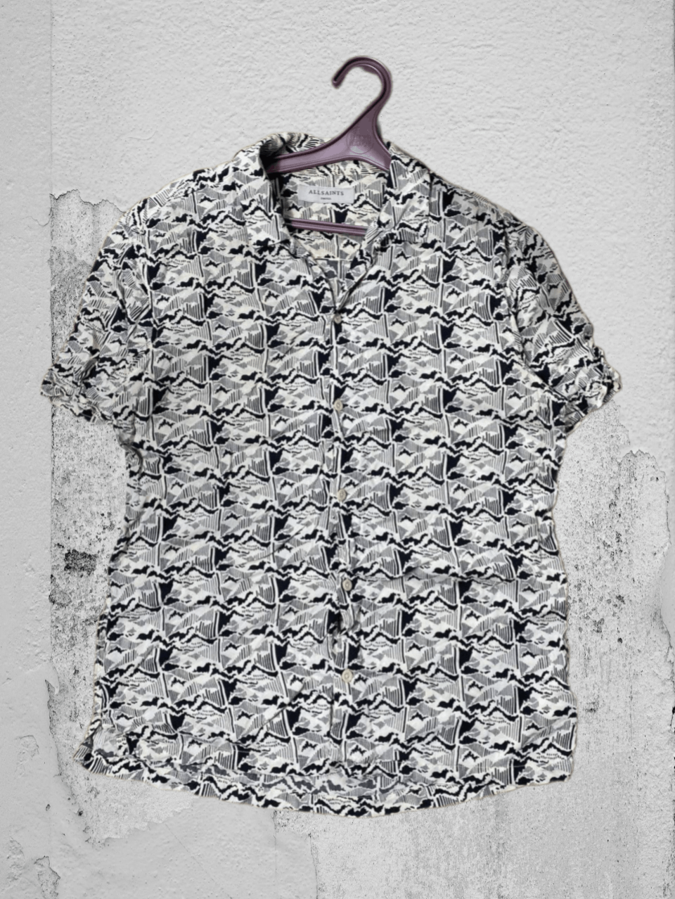 Allsaints Hawaiian shirt allsaints streetwear y2k shirt Size US S / EU 44-46 / 1 - 1 Thumbnail