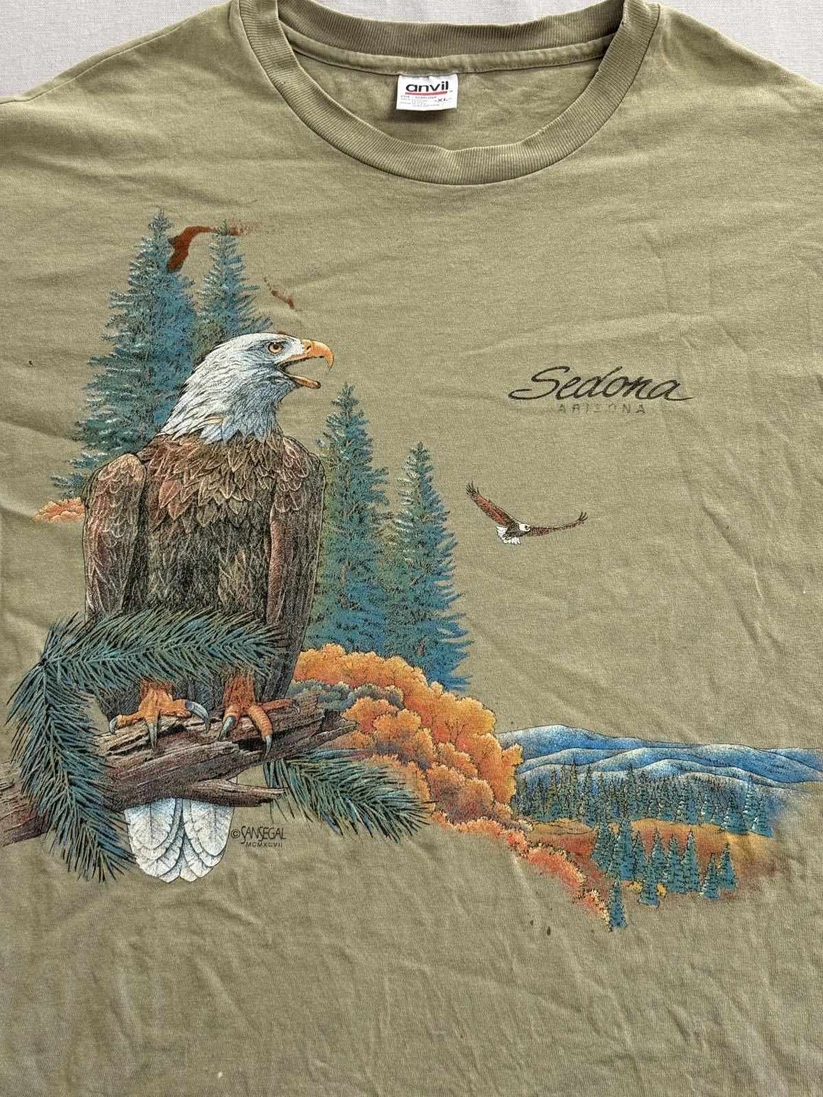 Anvil Vintage Nature T-shirt Sedona Arizona Bald Eagle Tee XL Size US XL / EU 56 / 4 - 3 Thumbnail