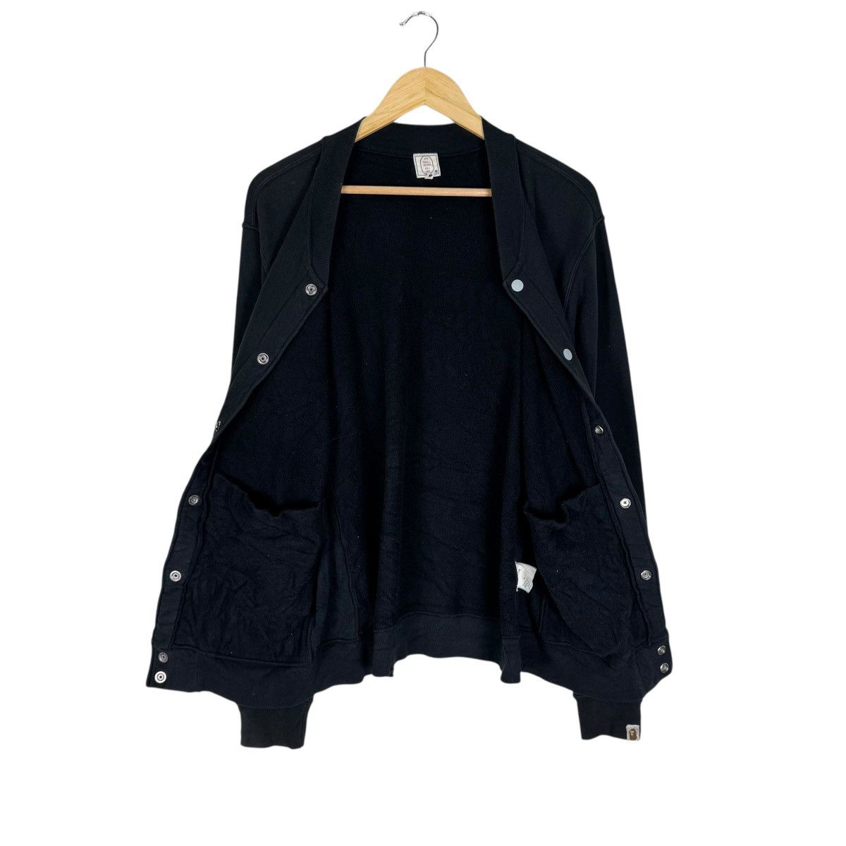 Bape 🔥BATHING APE CONQUISTA 2001 SNAP BUTTON CARDIGAN Size US M / EU 48-50 / 2 - 11 Thumbnail