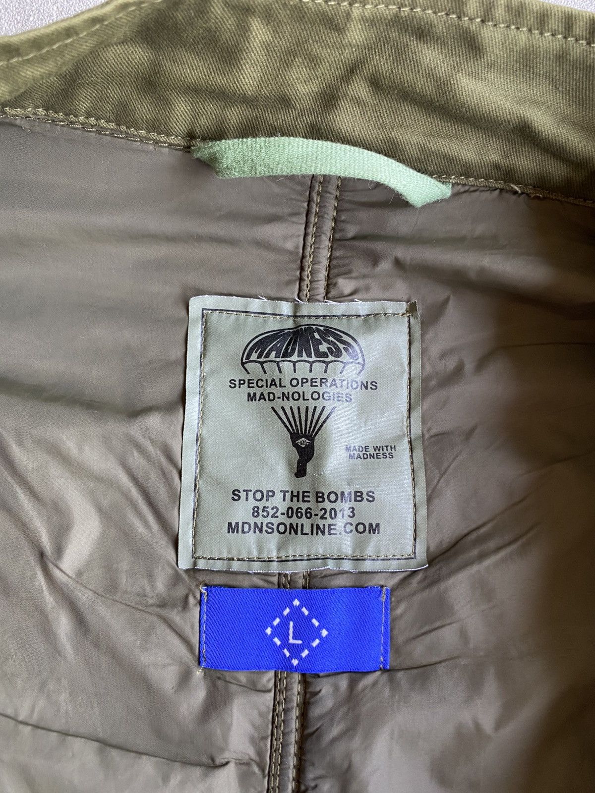Madness MDNS M-65 Boa Liner Fleece Jacket Size US L / EU 52-54 / 3 - 8 Thumbnail