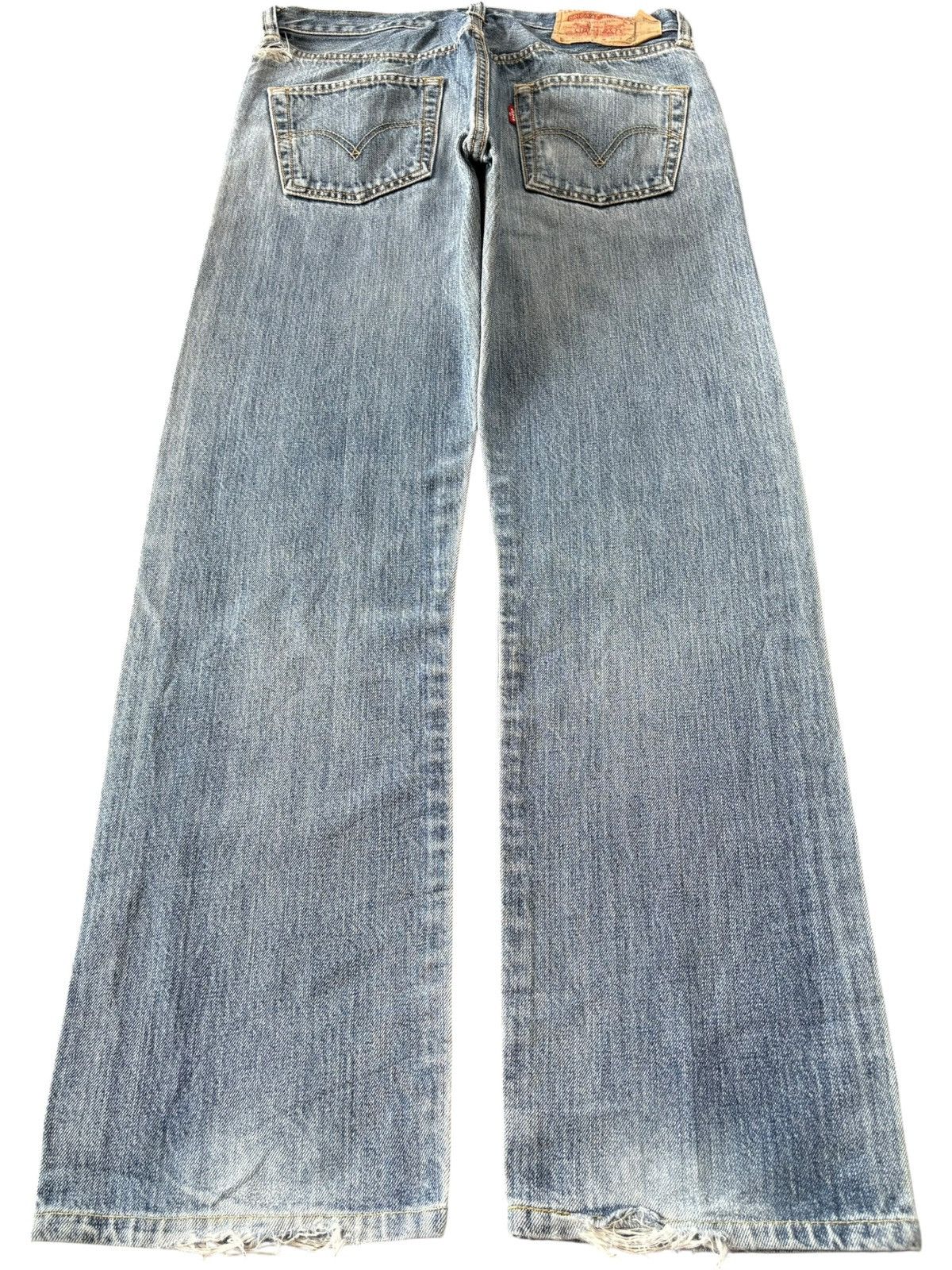 Levi's Vintage 90s Levis 501 Stonewashed Loose Jeans Size US 30 / EU 46 - 2 Thumbnail