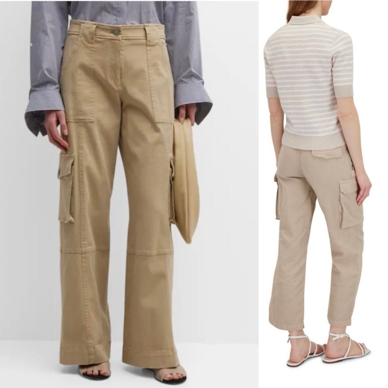Nili Lotan Nili Lotan Yannic cargo pants Latte brown beige Size 4 Size 27" / US 4 / IT 40 - 1 Thumbnail