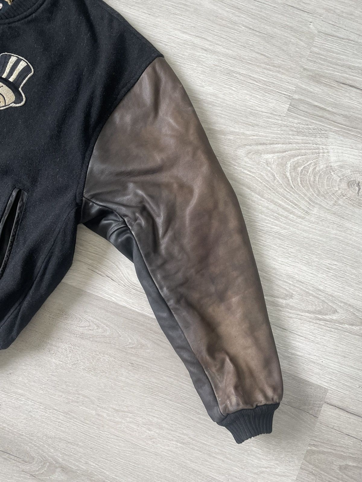 Japanese Brand Vintage Men's Bomber Bogey's Big Logo Underground Size US L / EU 52-54 / 3 - 13 Thumbnail
