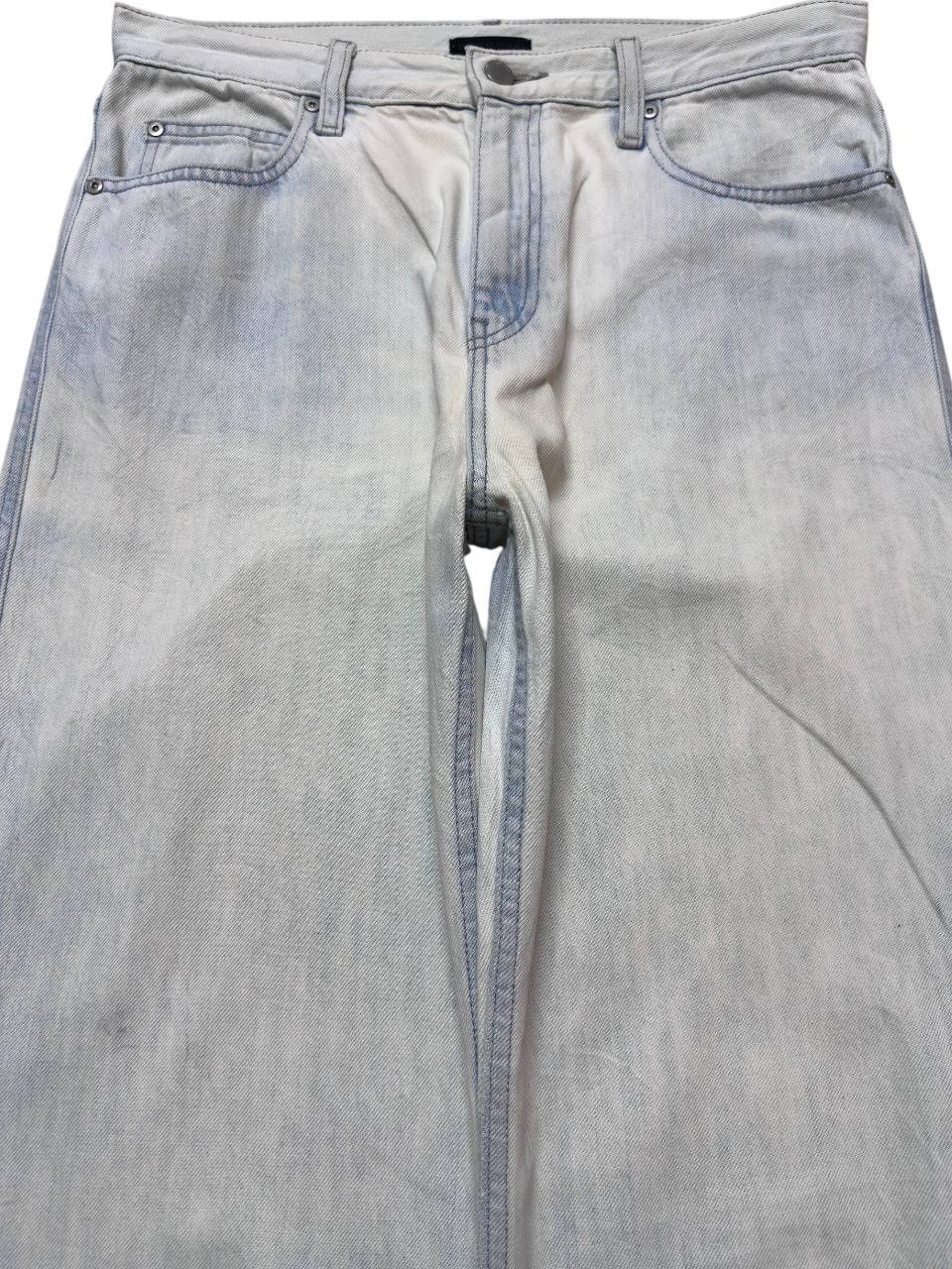 Uniqlo Vintage Uniqlo Baggy Wide Leg Faded Denim Size US 31 - 4 Thumbnail