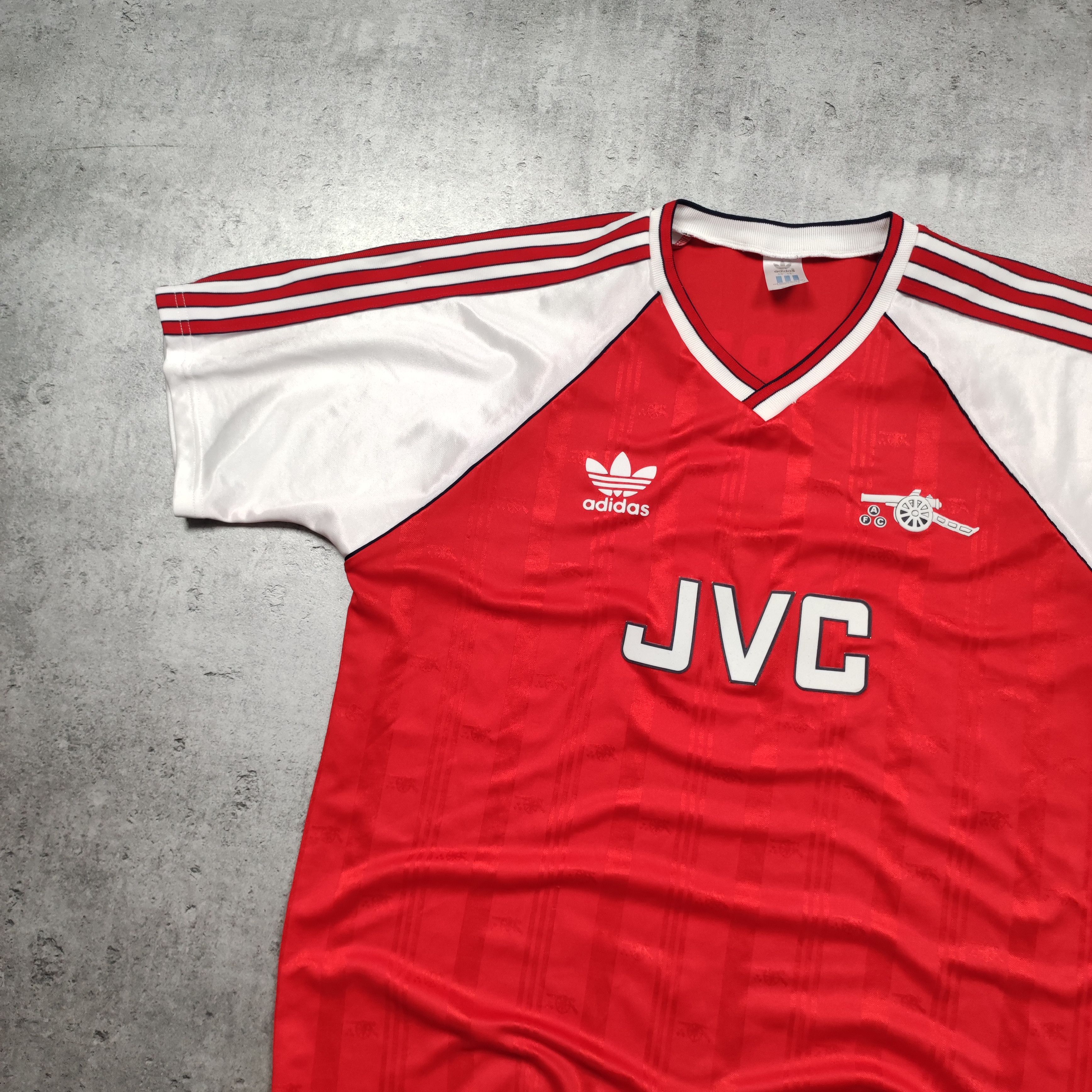 Vintage Vintage RARE Arsenal London 1989 Archive Adidas Jersey Size US XL / EU 56 / 4 - 3 Thumbnail