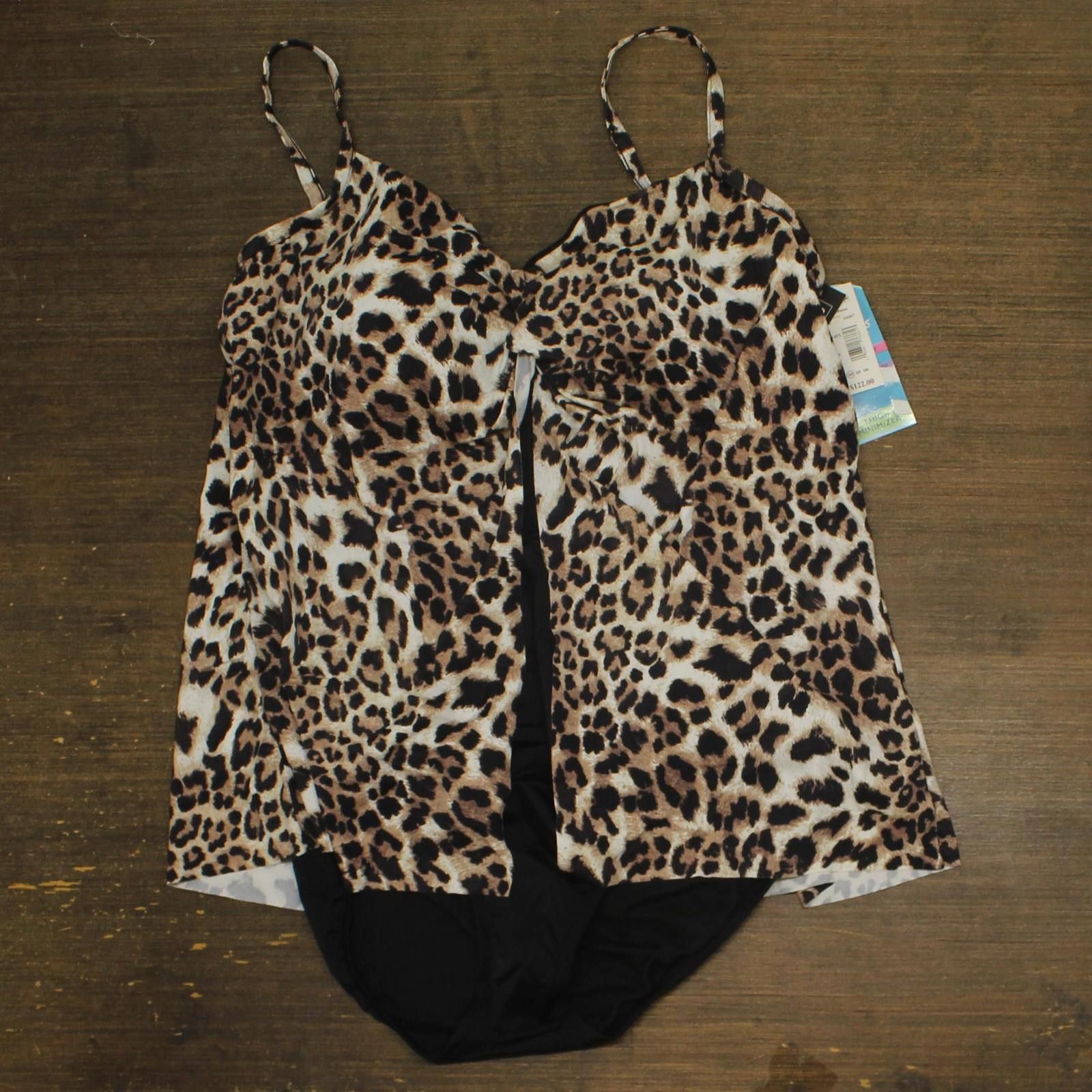 Other Nwt Swim Solutions Size One-piece Swimsuit Brown Animal 20w Size ONE SIZE - 1 Thumbnail