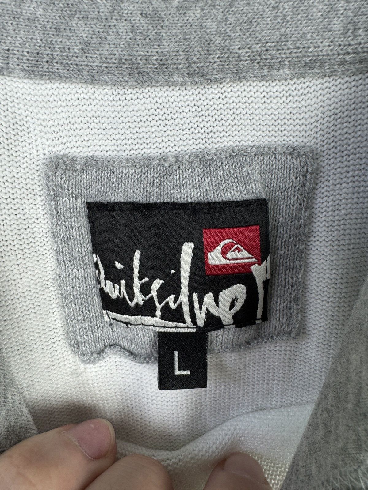 Quiksilver Quiksilver Vintage Argyle Pattern Hoodie Pullover Size Large Size US L / EU 52-54 / 3 - 6 Thumbnail