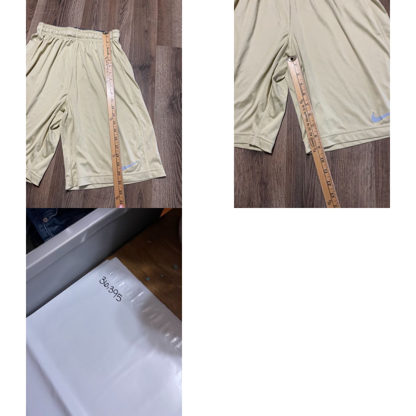 Nike Nike Shorts Men's Medium Gray Gold Basketball Shorts Size US 31 - 8 Thumbnail