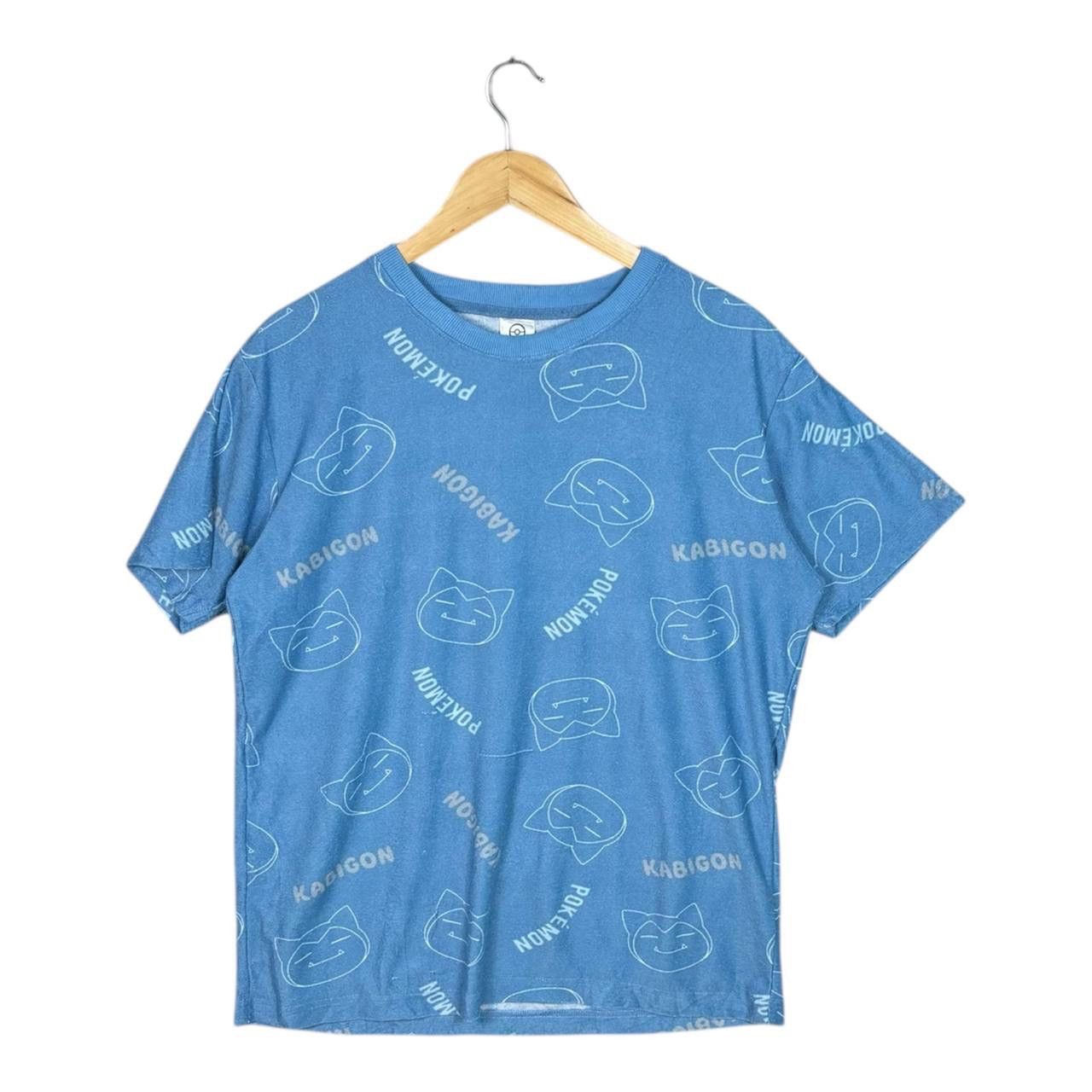 Anime Pokemon Snorlex Tshirt Overprint Blue L Size US L / EU 52-54 / 3 - 1 Thumbnail