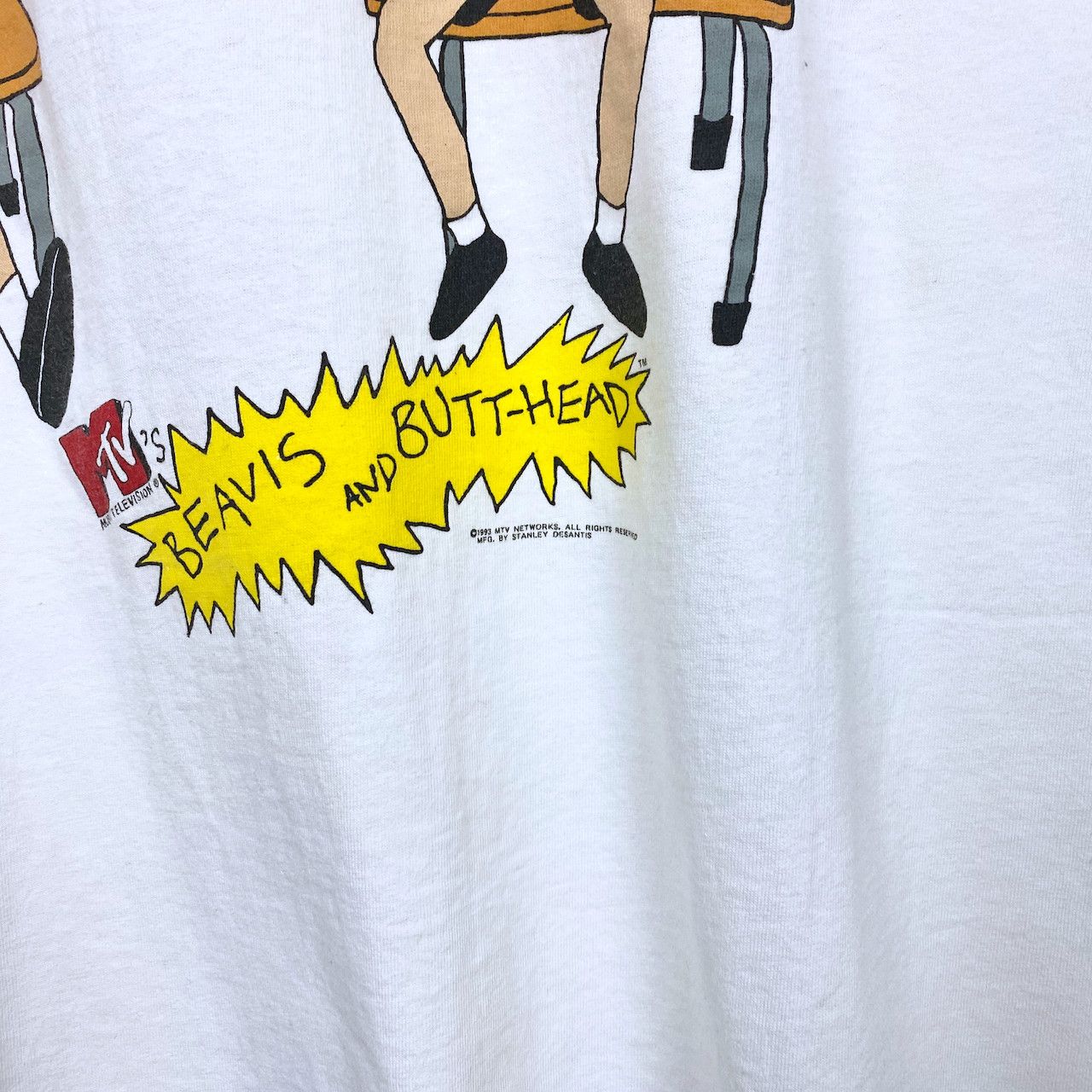 Vintage VINTAGE 1993 BEAVIS & BUTTHEAD KNOWLEDGE IS STUPID TEE Size US L / EU 52-54 / 3 - 4 Thumbnail