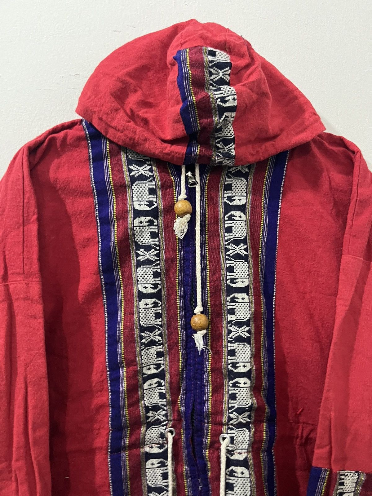 Beauty Beast 💥VINTAGE 80s THAI TRADITION Inspired REVERSIBLE JACKET Size US XL / EU 56 / 4 - 6 Thumbnail