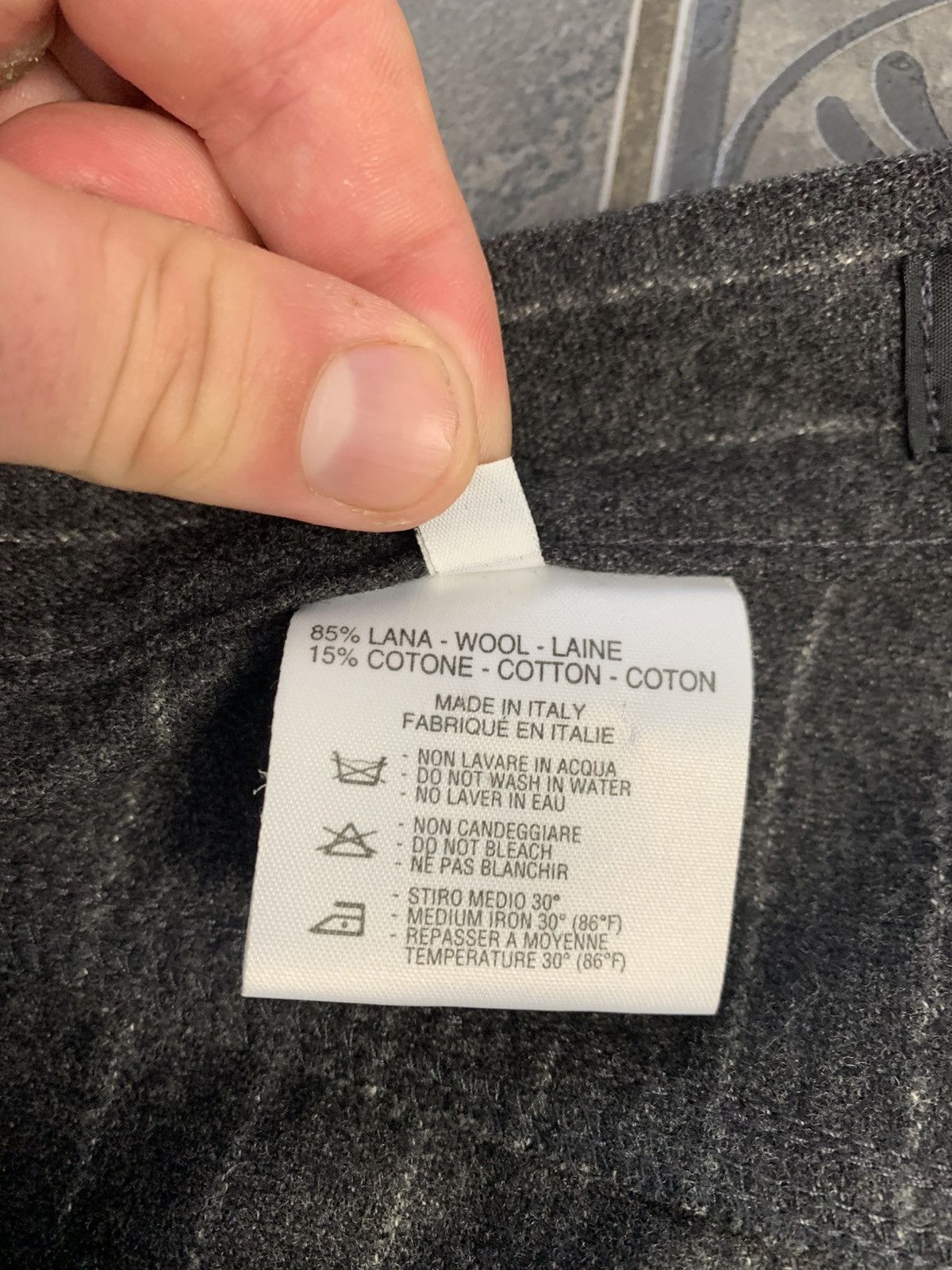 Versace × Vintage Versace Lana wool pants Logo Size US 34 / EU 50 - 13 Thumbnail