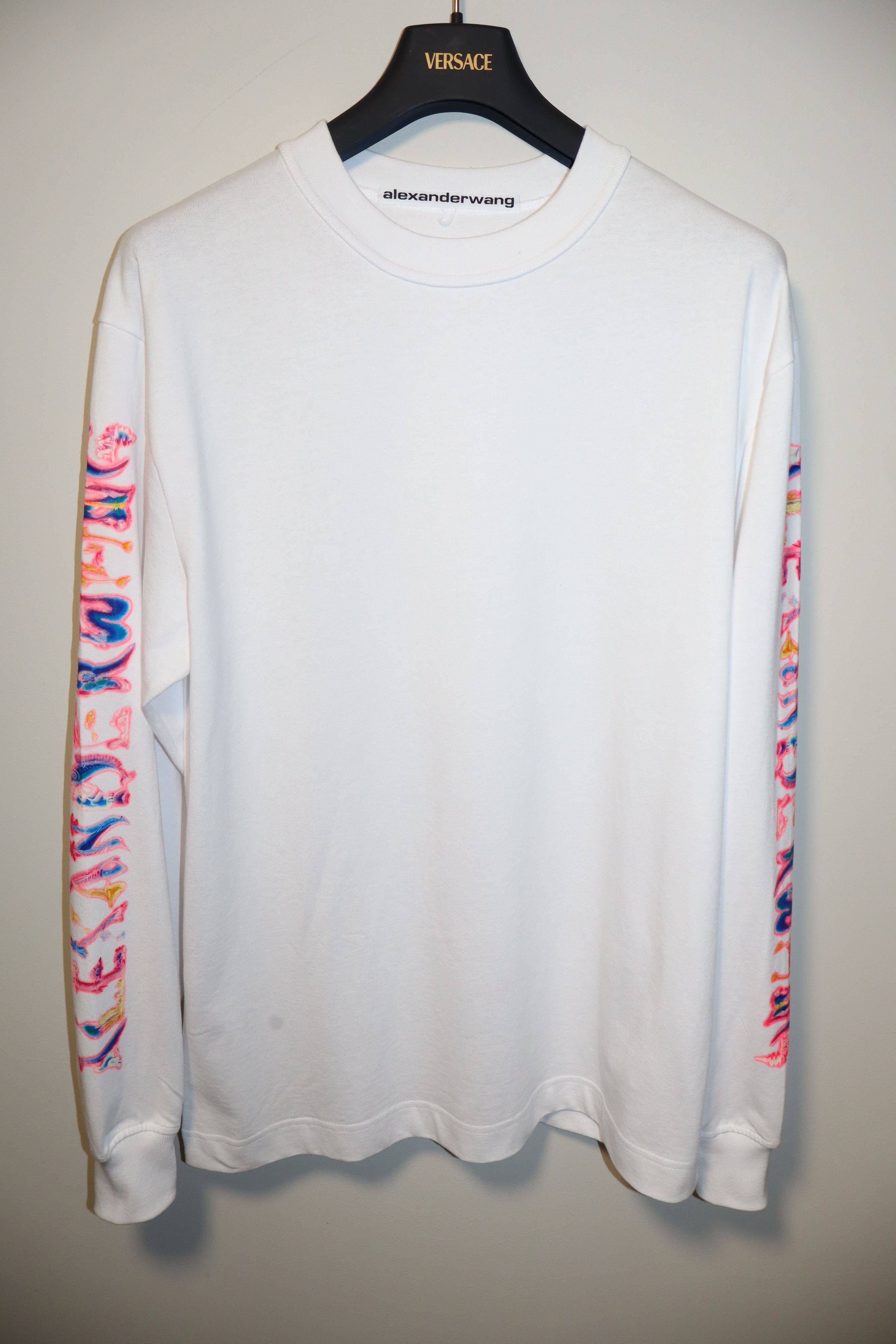Alexander Wang logo print tshirt Size US S / EU 44-46 / 1 - 1 Thumbnail
