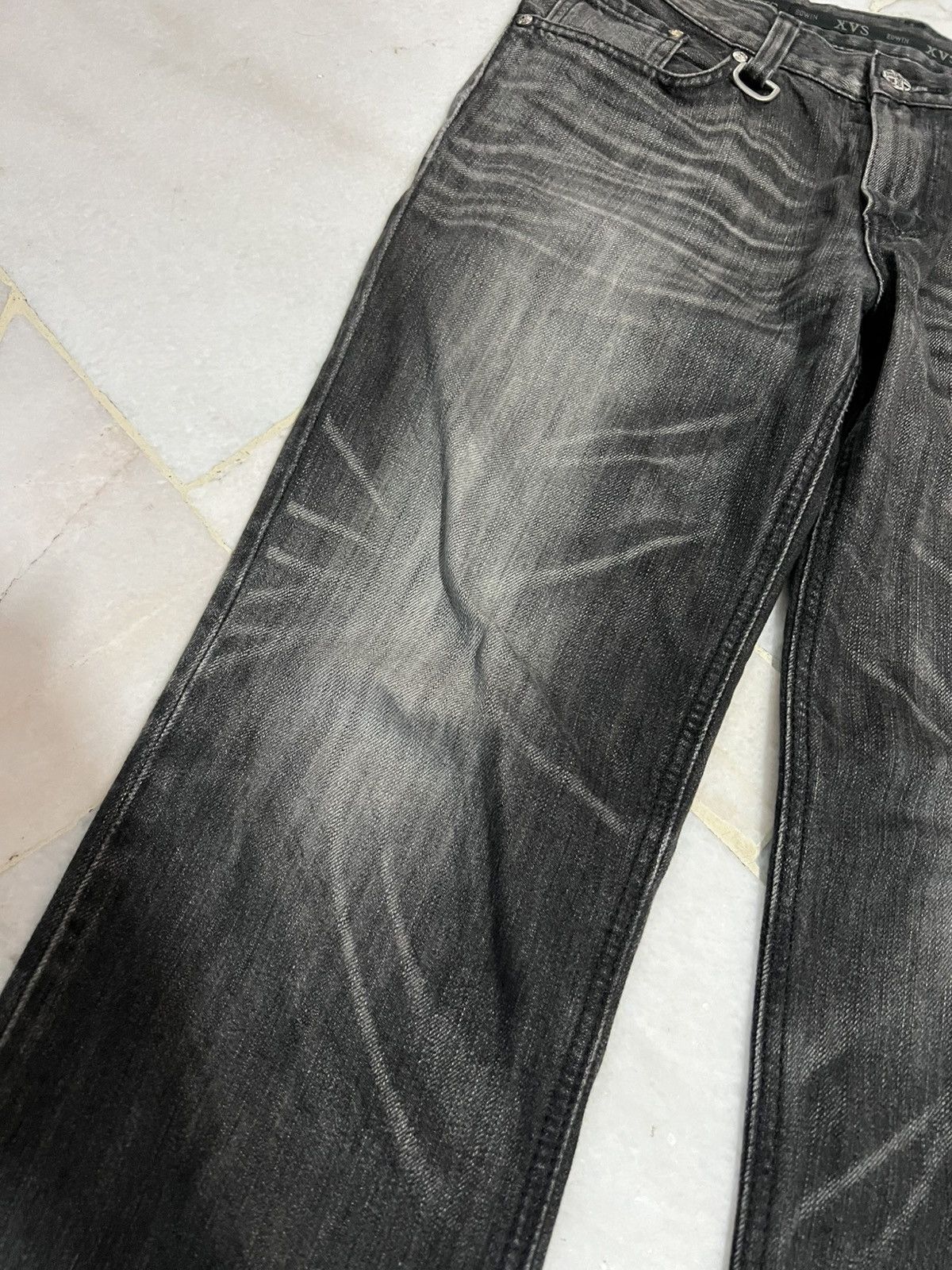 Edwin FLARE EDWIN XVS INSPIRED CHROME HEART STONE WASH JEAN Size US 33 - 6 Thumbnail