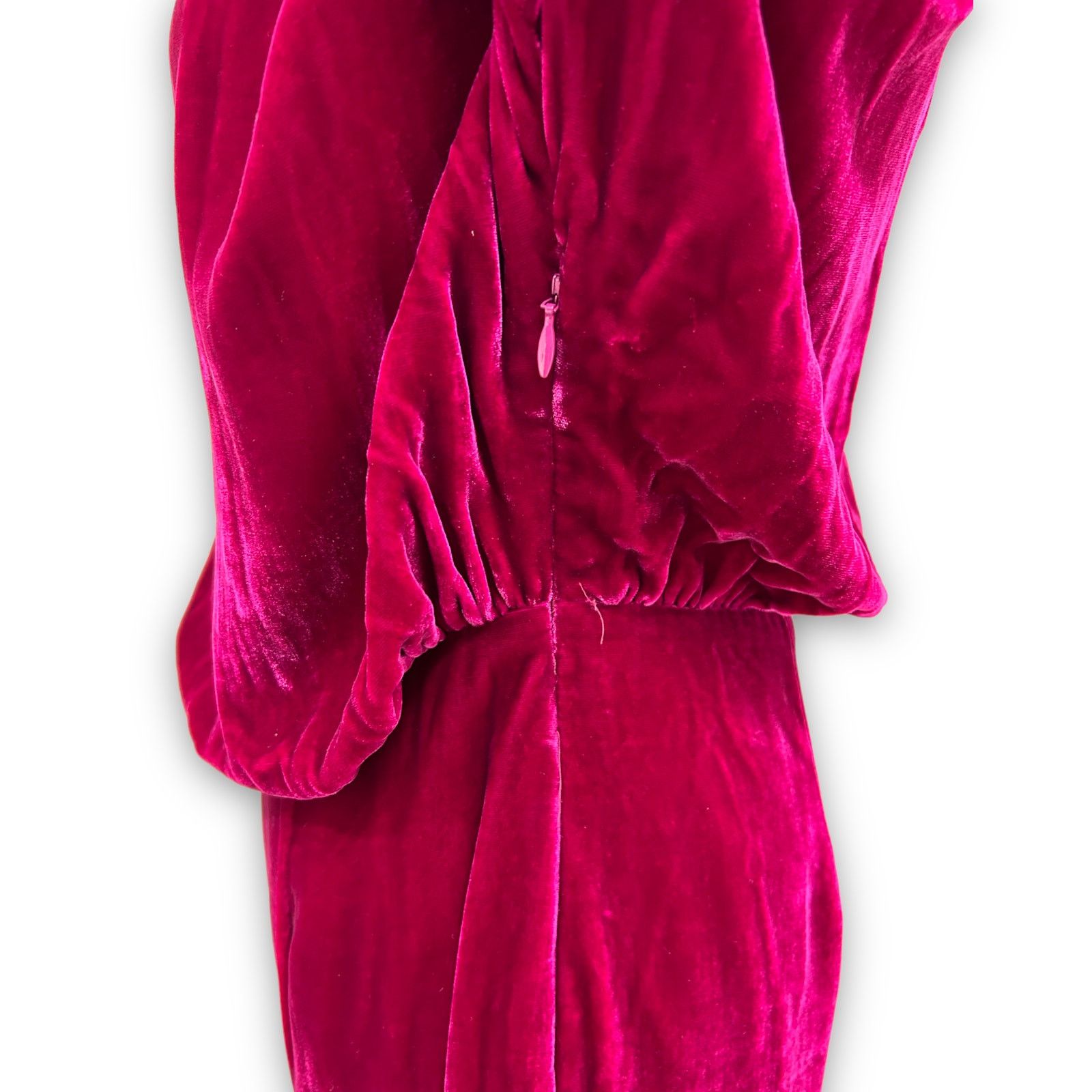 Trina Turk Trina Turk Silk Velvet Dress With Diamond Bow Sz 4 Size S / US 4 / IT 40 - 7 Thumbnail