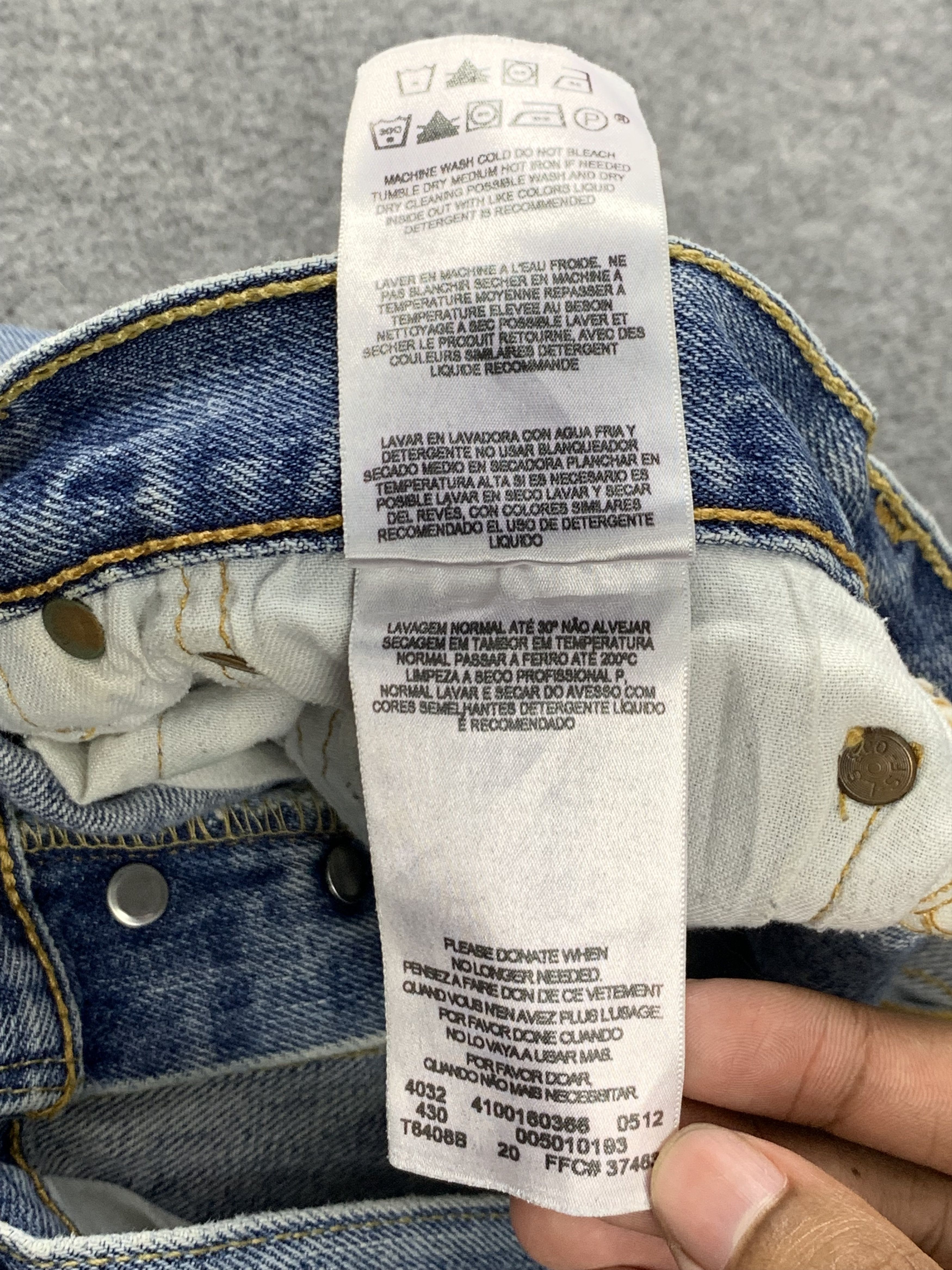 Levi's × Vintage Vintage Levis 501 Faded Blue Jeans Size US 32 / EU 48 - 6 Thumbnail