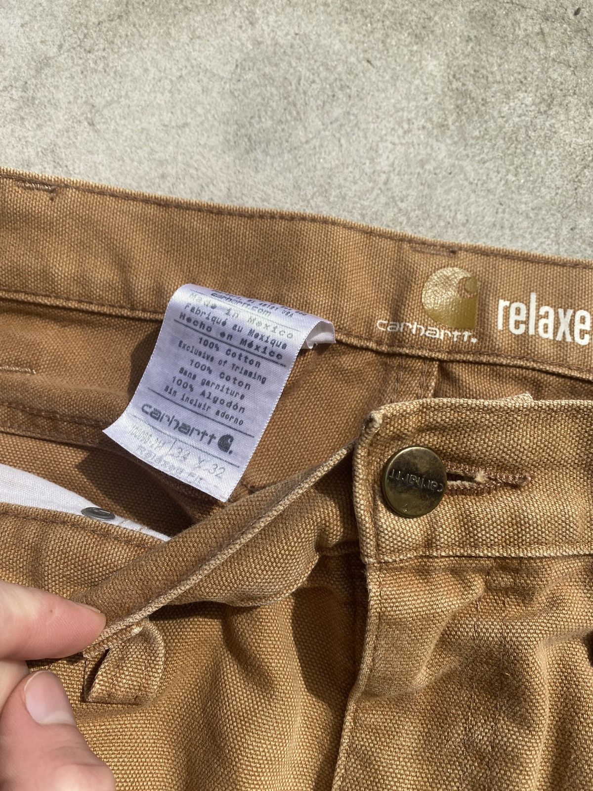 Carhartt × Vintage Vintage Carhartt Relaxed Fit Baggy Pants Size US 34 / EU 50 - 14 Thumbnail
