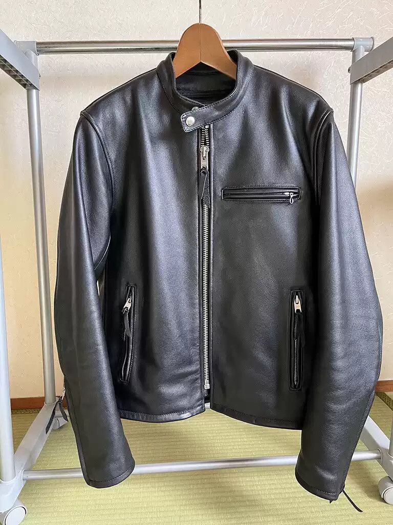 Kadoya kadoyaStraight-pull collar leather coat Size US XXL / EU 58 / 5 - 1 Thumbnail