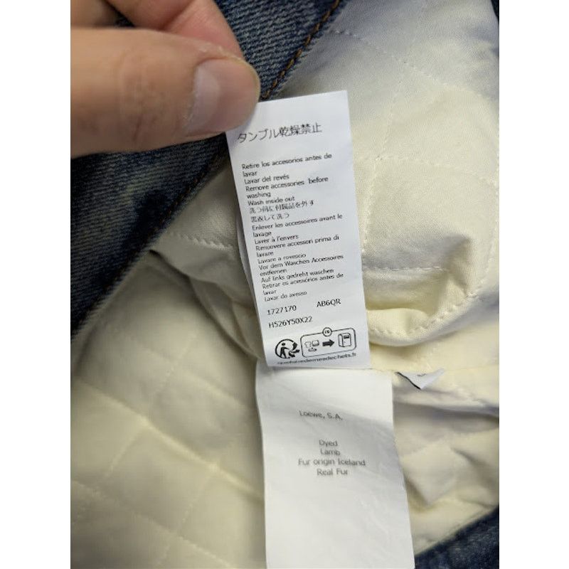 Loewe o1rshd1 Sketch Print Denim Jacket in Mid Blue Size US M / EU 48-50 / 2 - 20 Thumbnail