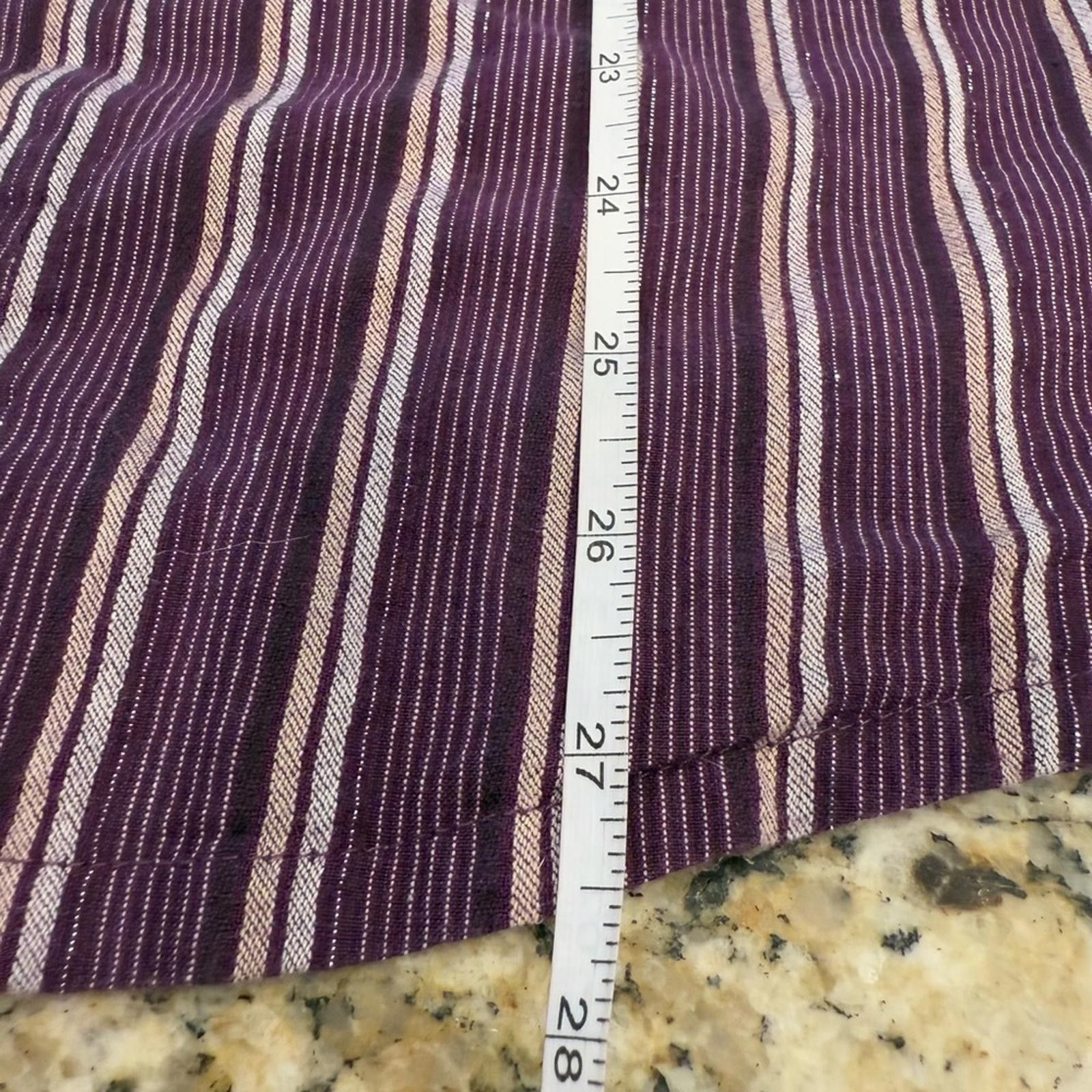 Other Liz & Me burgundy metallic striped shirt plus size 3X Size 3XL / US 20-22 - 7 Thumbnail