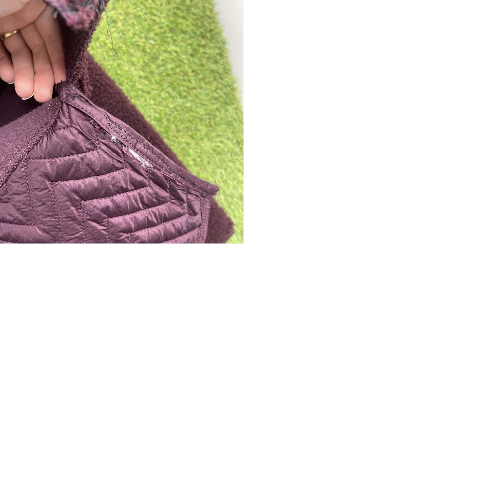 Athleta Athleta Sweatshirt Womens M Cozy Sherpa Snap Eggplant Wine Henley Deep Pile Pullover Quad Pocket Colorful Casual Womens Size M / US 6-8 / IT 42-44 - 9 Thumbnail
