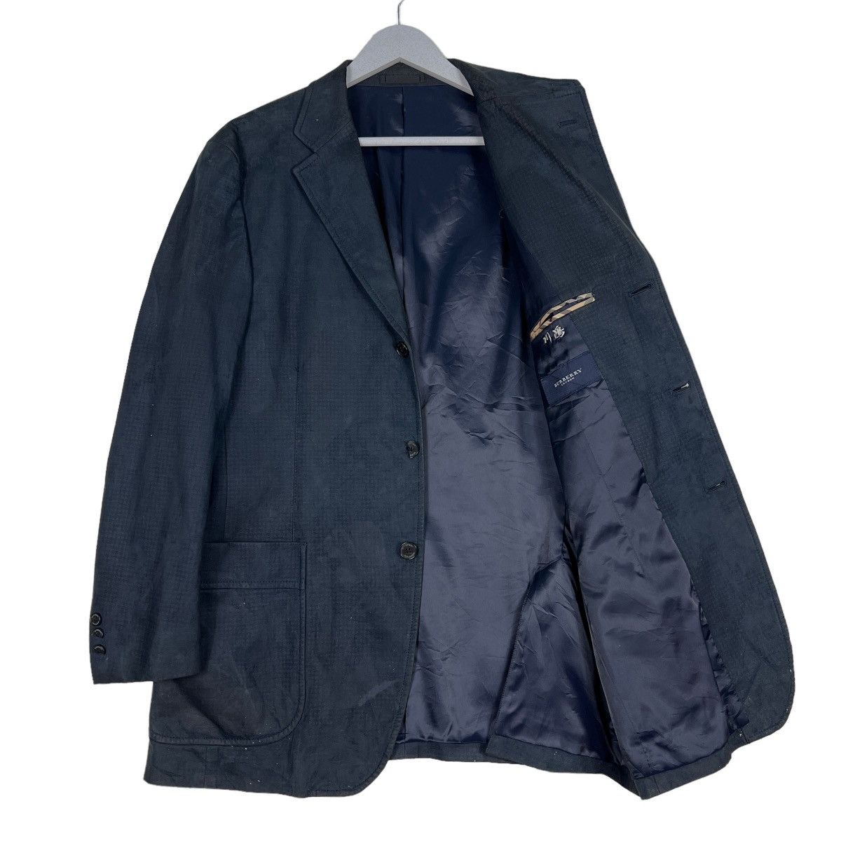Burberry 🔥 BURBERRY LONDON artificial leather BLAZER JACKET Size US M / EU 48-50 / 2 - 9 Thumbnail