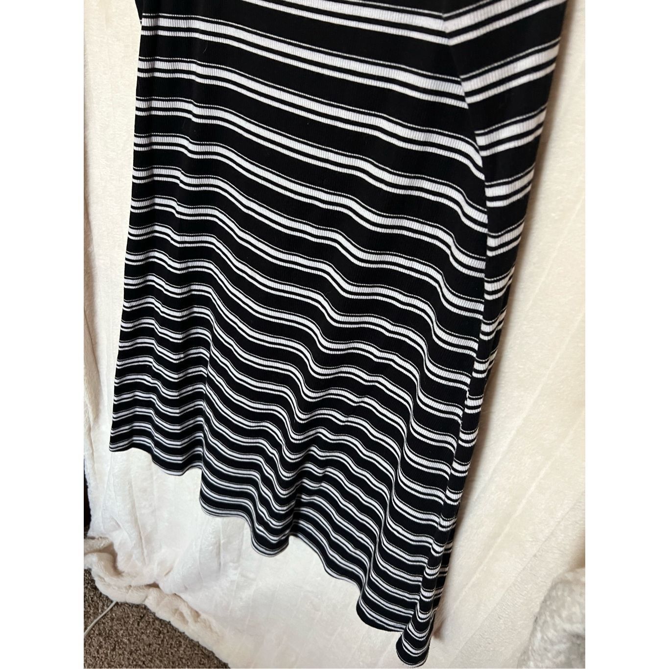 Arizona Jean Co. Arizona Jean Co Black & White Striped Dress Woman’s Size XL Size XL / US 12-14 / IT 48-50 - 2 Thumbnail
