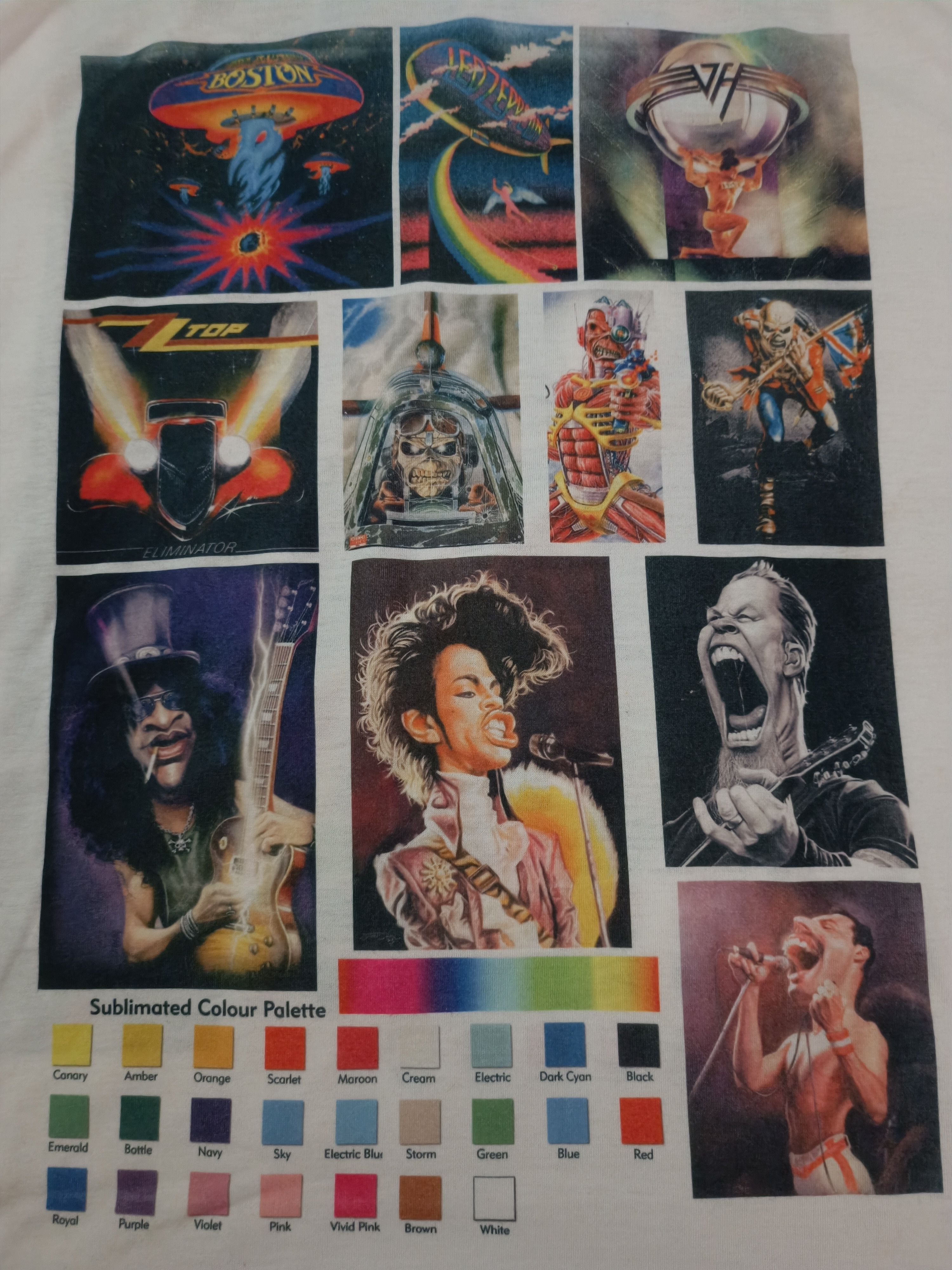 Band Tees Top Bands 100% Polyester T Shirt Size US L / EU 52-54 / 3 - 8 Thumbnail