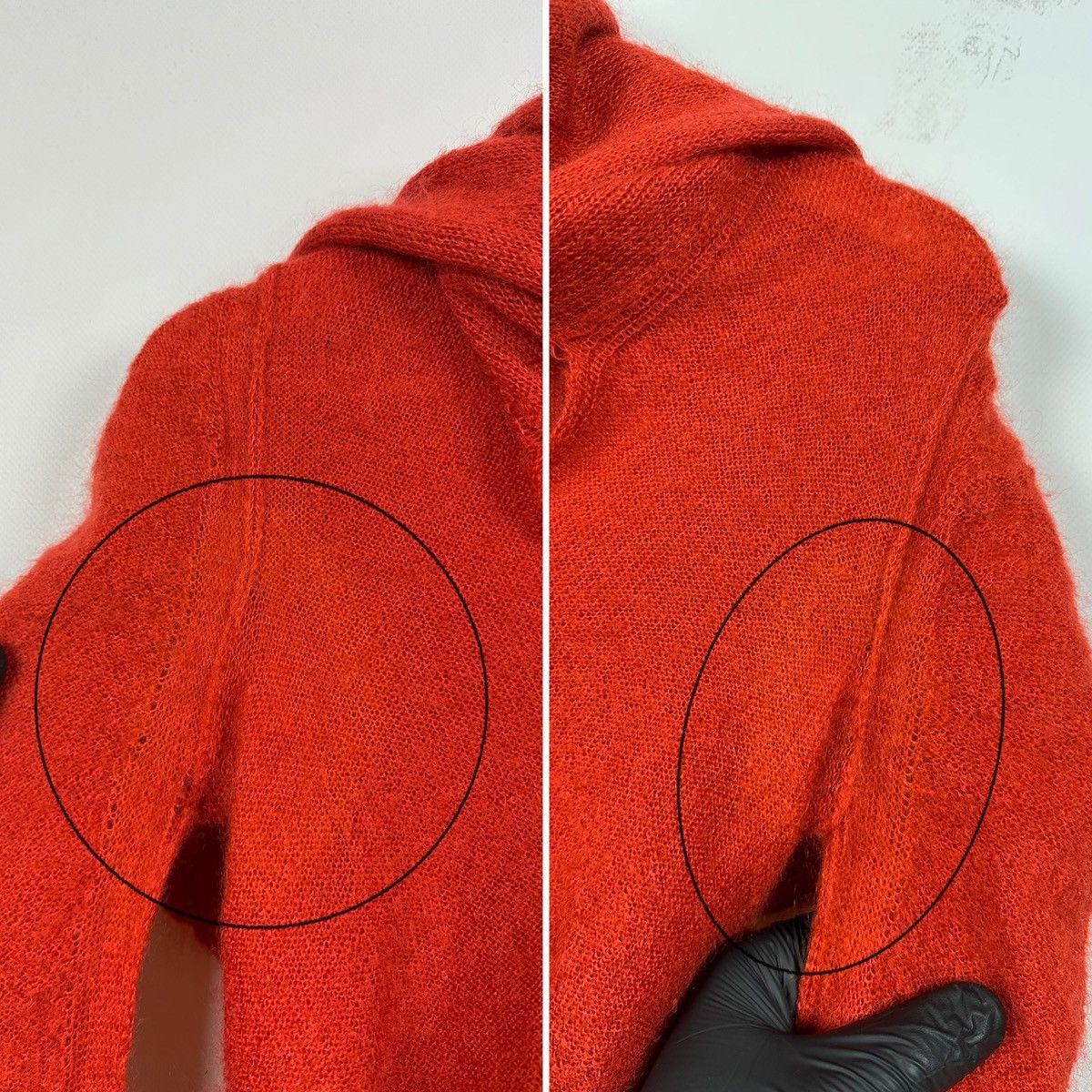 Marithe + Francois Girbaud Vintage Marithe Francois Girbaud Mohair Knit Scarf Sweater Size S / US 4 / IT 40 - 19 Thumbnail