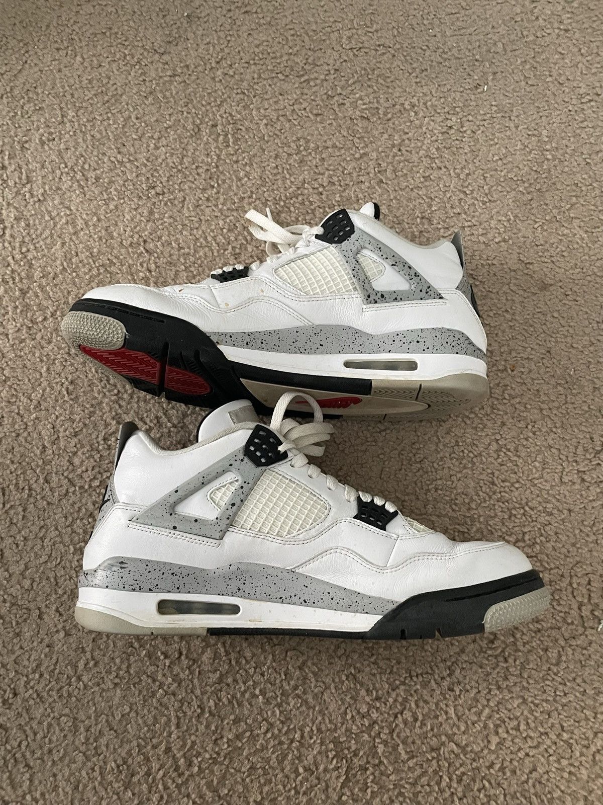 Nike Air Jordan 4 Retro OG ‘White Cement’ 2016 Size US 12 / EU 45 - 2 Thumbnail