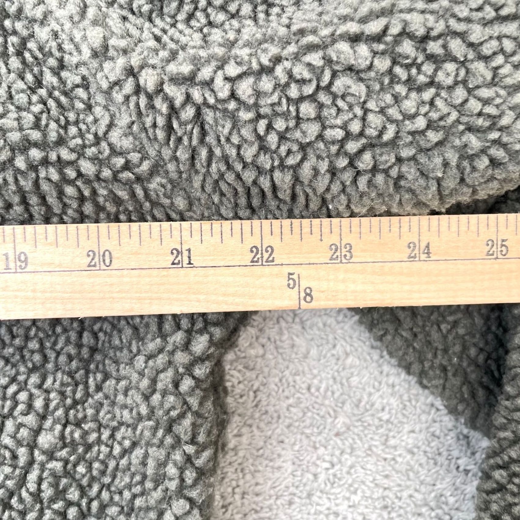 Vintage Hill City Jacket Mens Medium Gray Sherpa Coat Mock Neck Long Sleeve Quarter Zip City Style Size US M / EU 48-50 / 2 - 8 Thumbnail