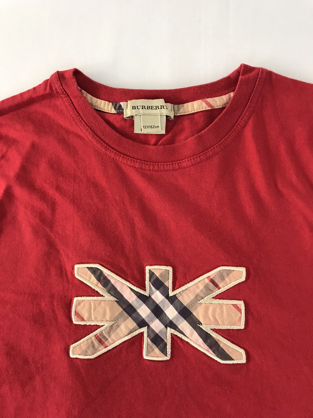 Burberry Burberry Nova Checked Monogram Logo Longsleeve Printed Tee Size US S / EU 44-46 / 1 - 4 Thumbnail
