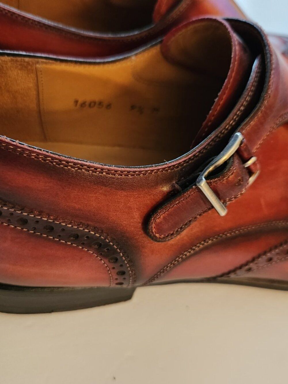 Other blue Sole men's leather dress shoes size:9.5 made in Spain Size US 9.5 / EU 42-43 - 7 Thumbnail